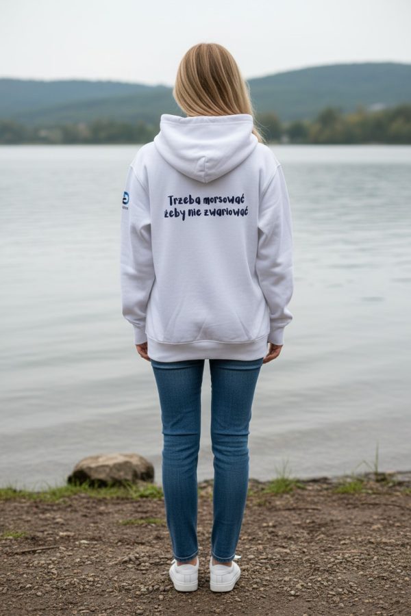 Bluza Unisex Mors Wesoły Biała