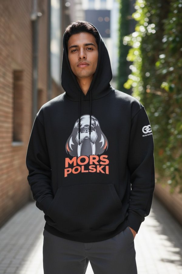 Bluza Unisex Mors Polski Czarna