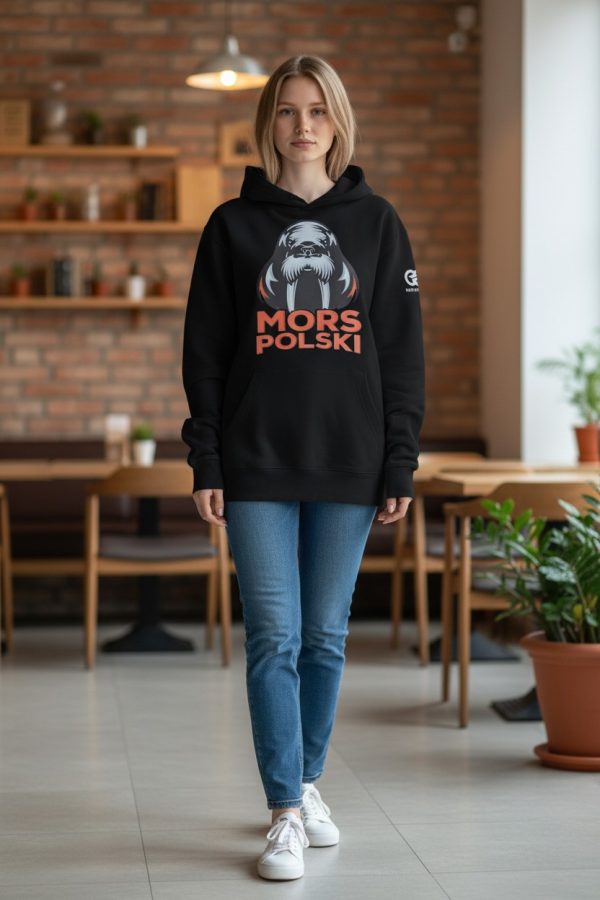 Bluza Unisex Mors Polski Czarna