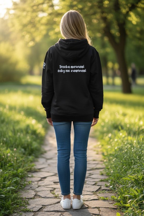 Bluza Unisex Mors Polski Czarna