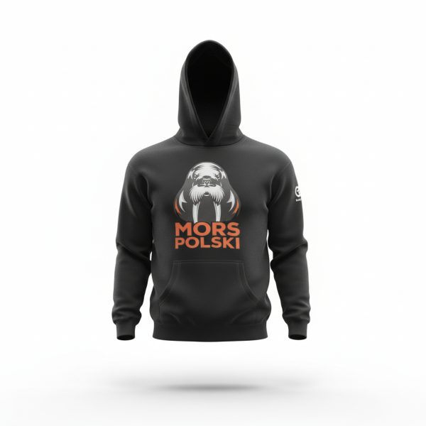 Bluza Unisex Mors Polski Czarna